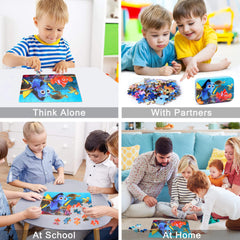 LELEMON puzzle promotes spatial sense and concentration through interactive play.