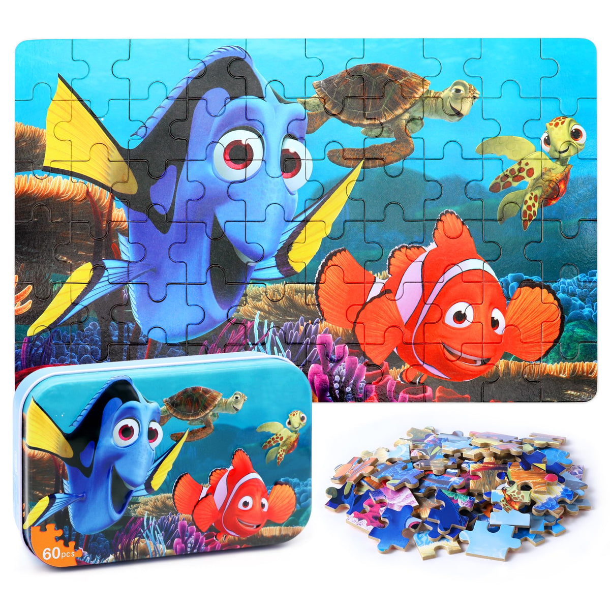 LELEMON Ocean puzzle shows underwater world; ideal for developing focus and problem-solving in kids.