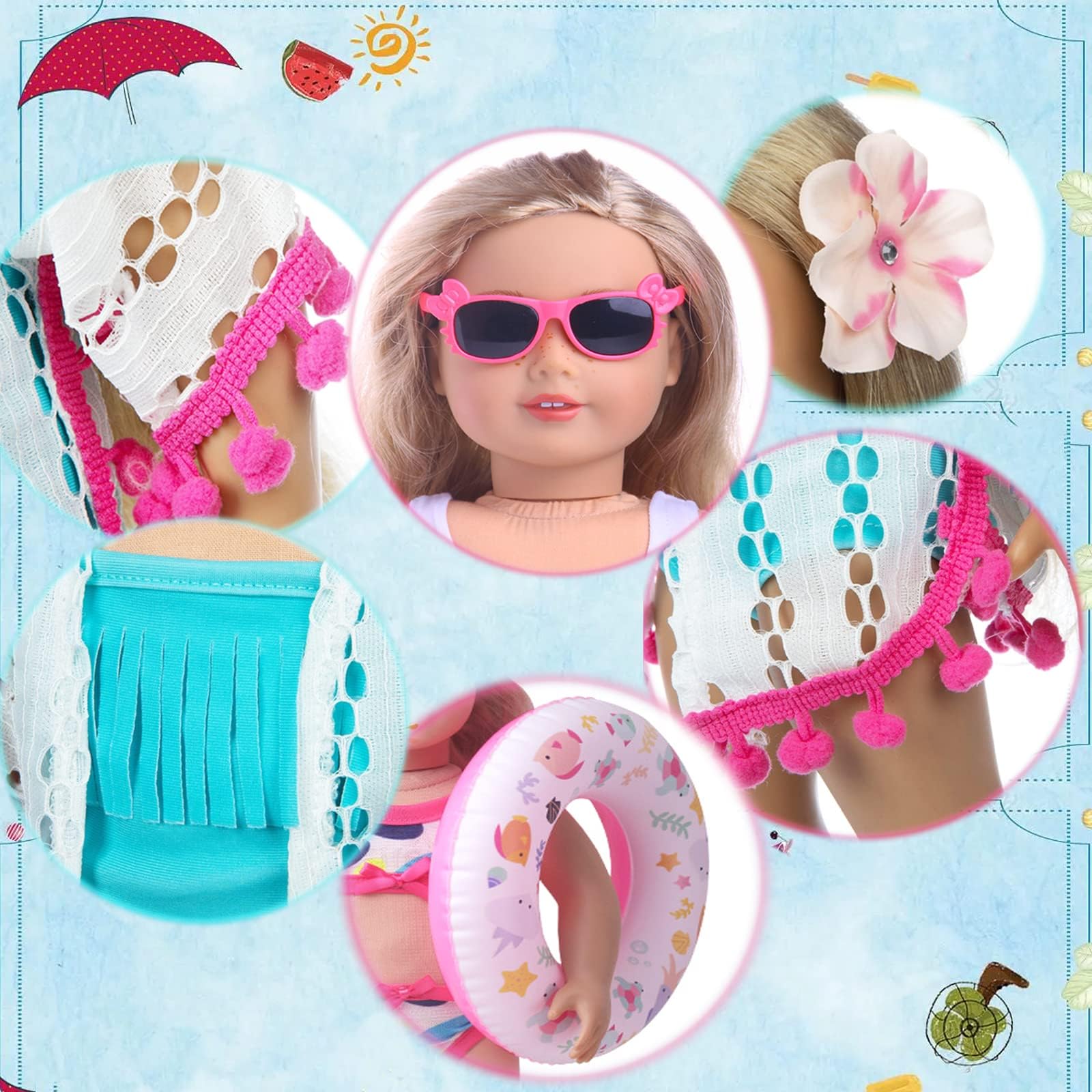 Lembani 18 inch doll bag for stylish storage