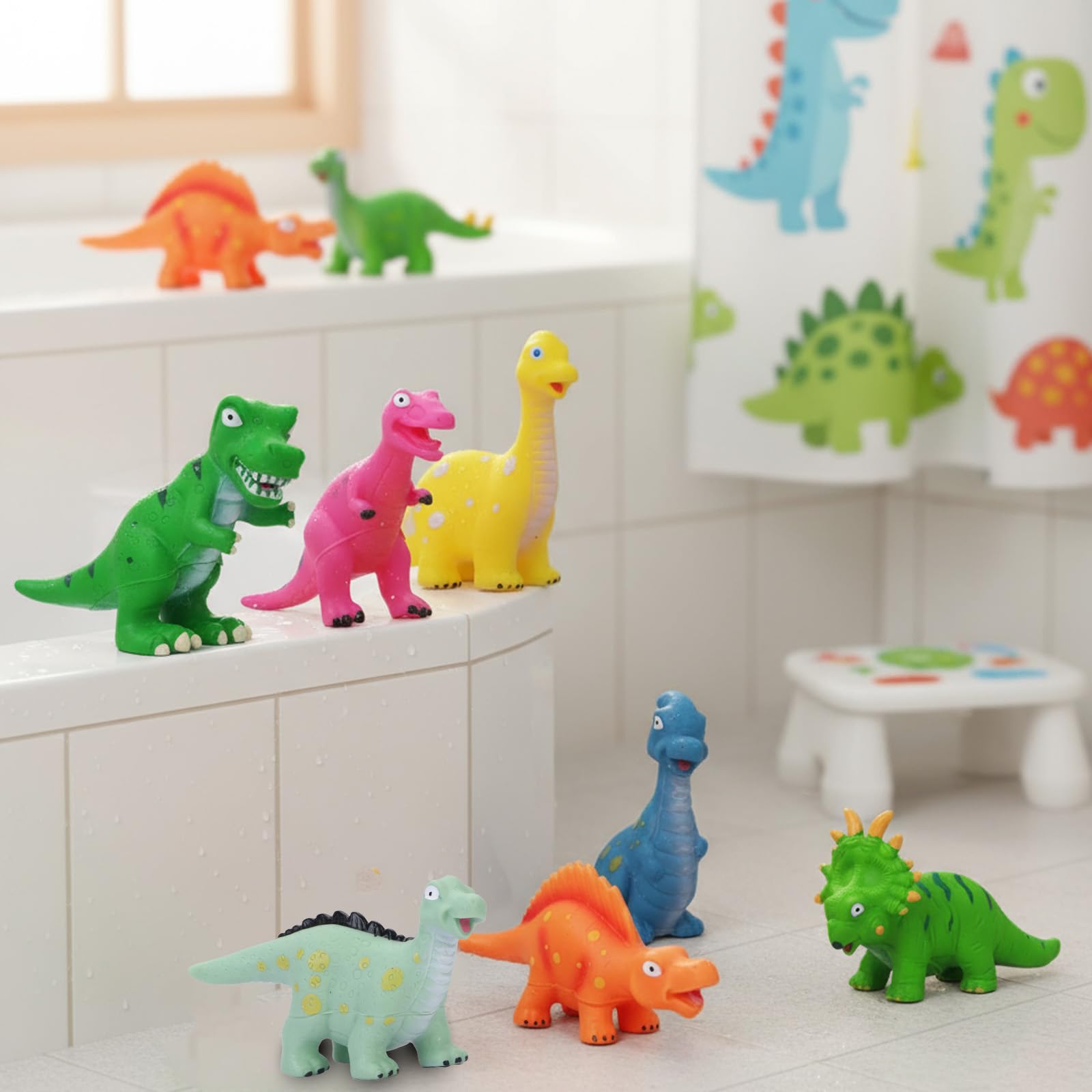Lemofix Ankylosaurus bath toy soft texture for safe grip