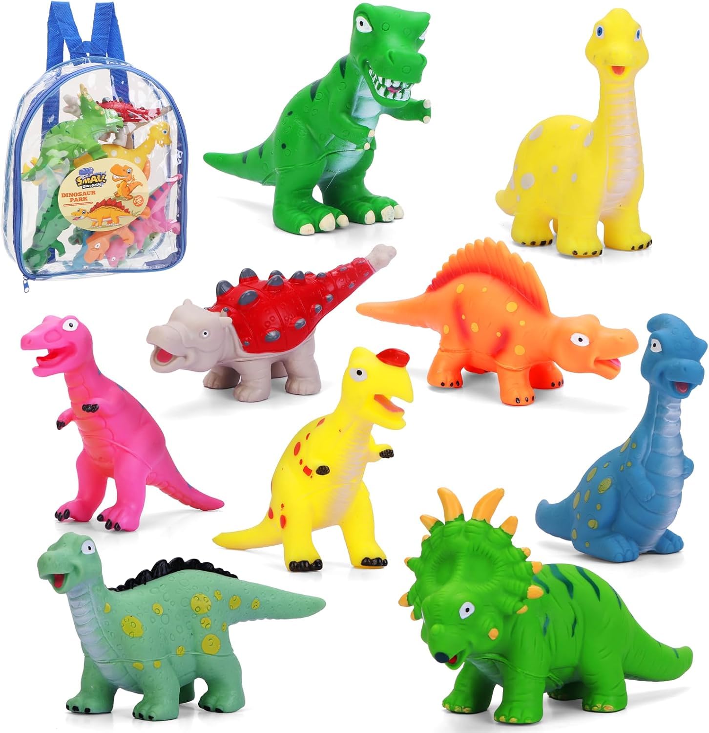 Lemofix Stegosaurus bath toy with sealed mold-free design for hygienic play