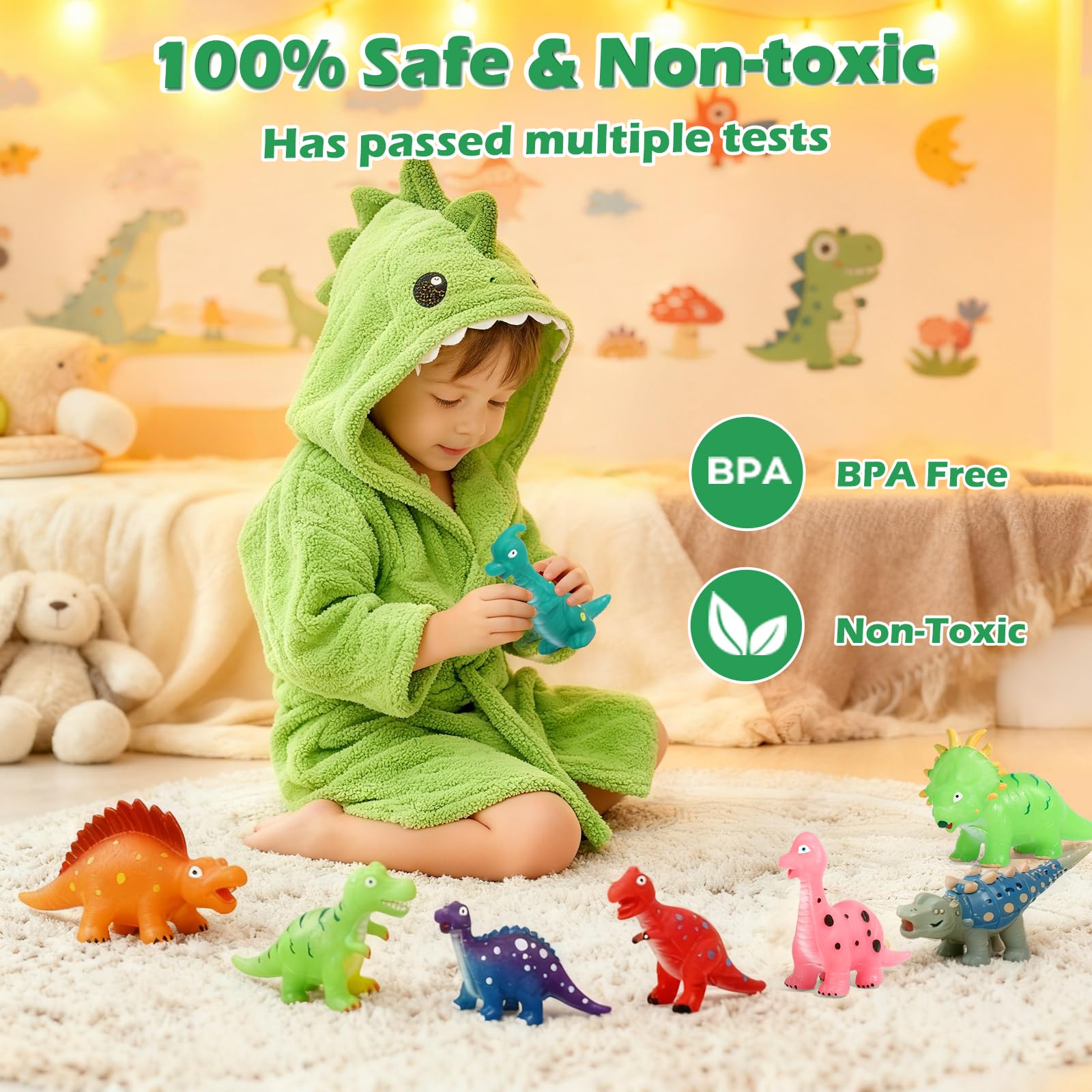 Lemofix dinosaur pool toys for versatile water play beyond the tub.