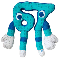 Lemoneon 67 Plush front view with iconic Italian Brainrot design for display.