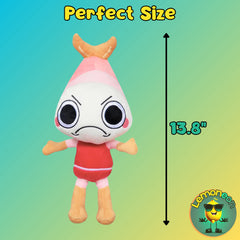Lemoneon Dandy's World Shrimpo plush ready for hugs and desk companionship