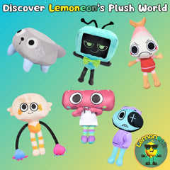 Lemoneon Dandy's World Vee plush decor idea on a shelf or desk