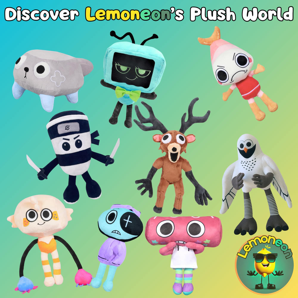 Lemoneon Owl soft-cuddle plush, durable and hug-ready for gifting or collection.