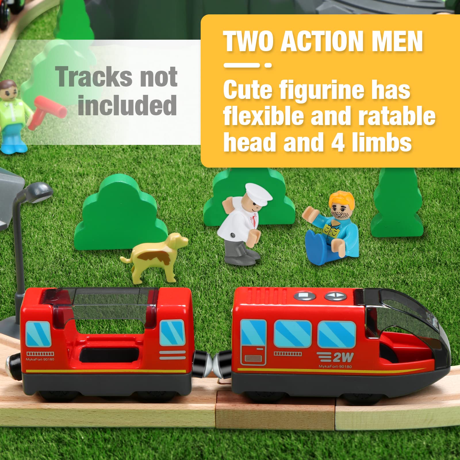 Lemonkids train set compatibility with Brio and Thomas brands for versatile setups