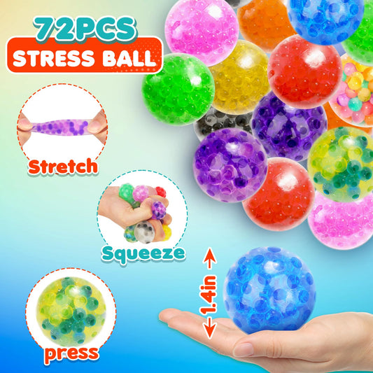 Lemostaar anxiety squishy ball close-up shows soft texture ideal for tactile relief.