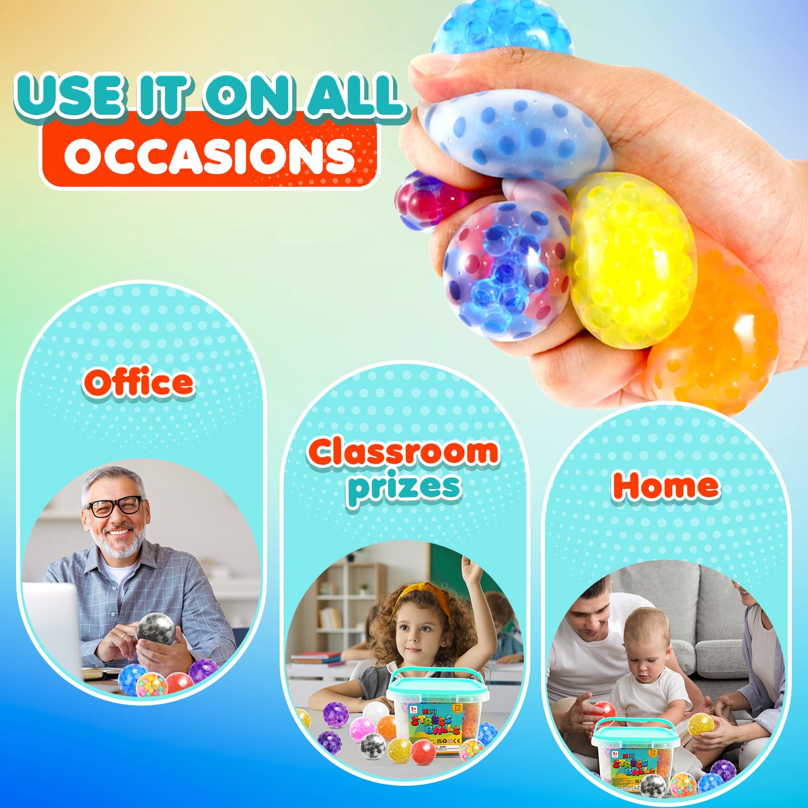 Lemostaar bulk stress balls party favors ideal for events and classroom rewards.