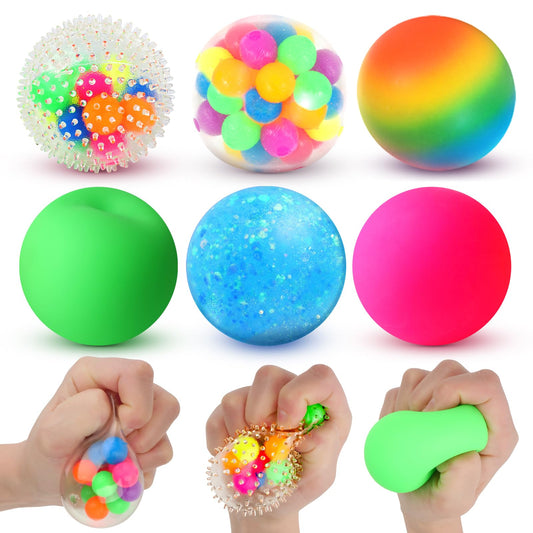 Lemostaar squishy stress ball with soft texture for calming grip and focus.