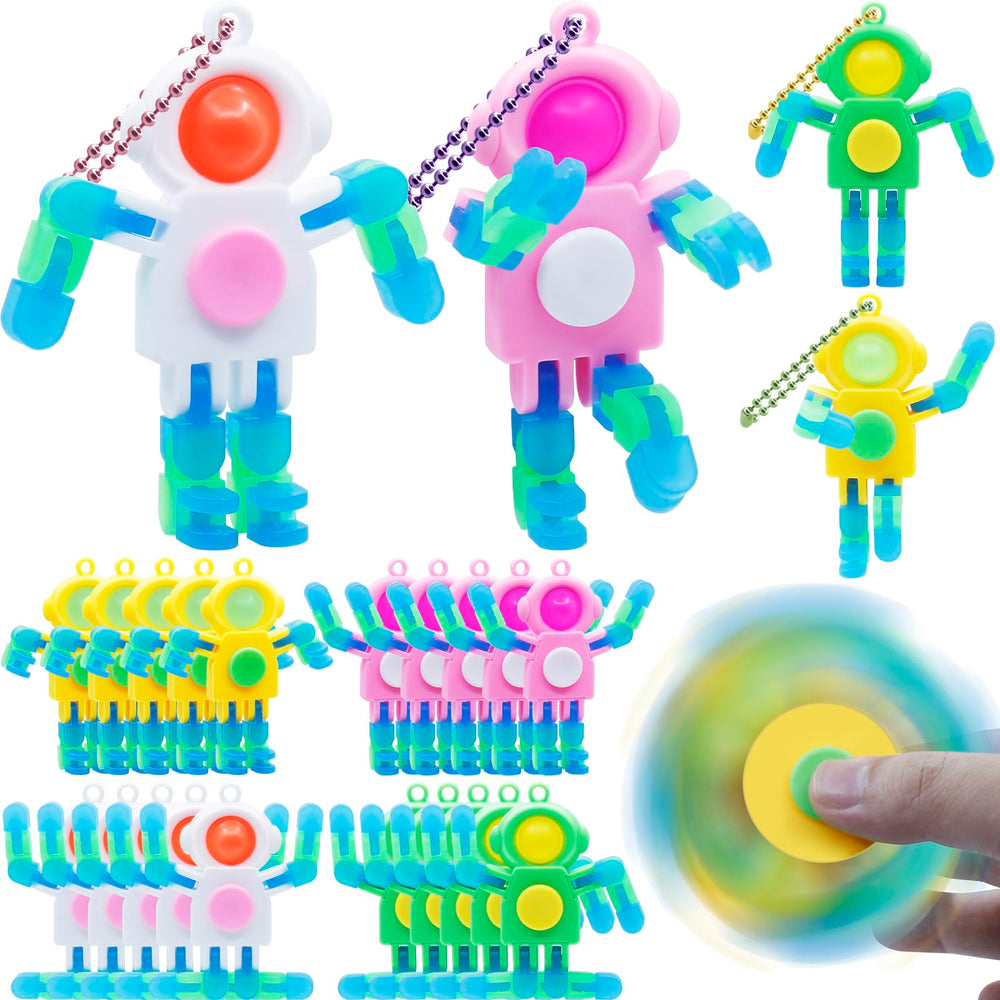 LENDOD astronaut pop spinner collection for sensory play with kids.