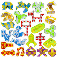 LENDOD mini snake cubes in varied colors for creative play