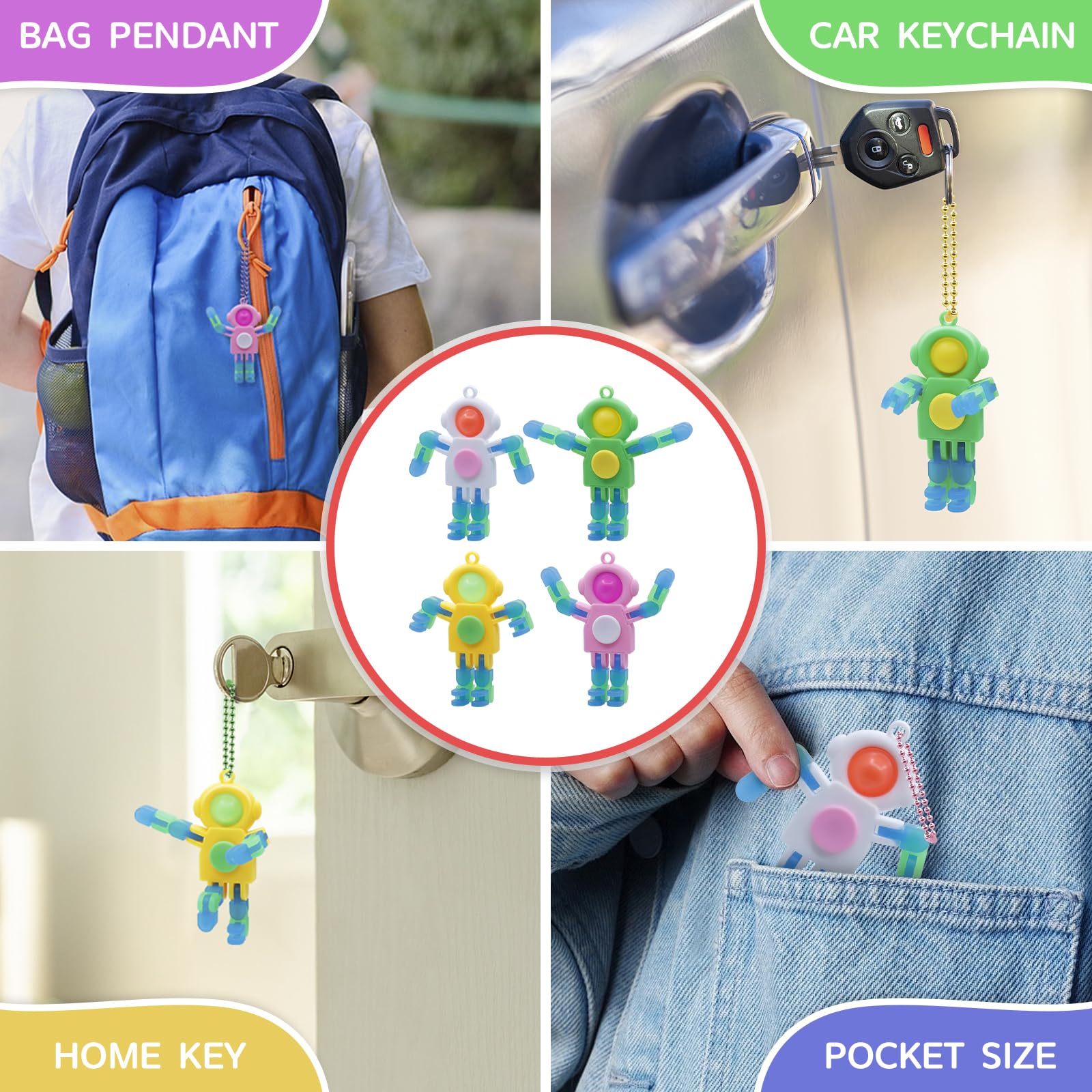 LENDOD travel essentials pop fidget set for on-the-go fun.