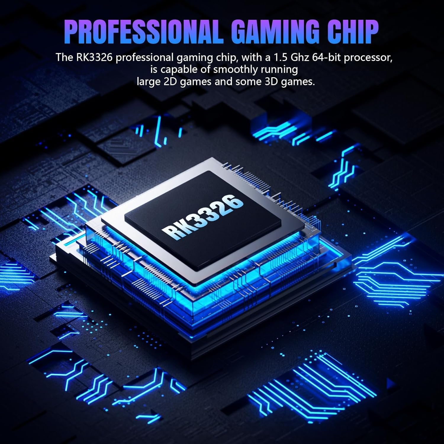 LENEFU R36MAX included 128GB card for ample game storage.