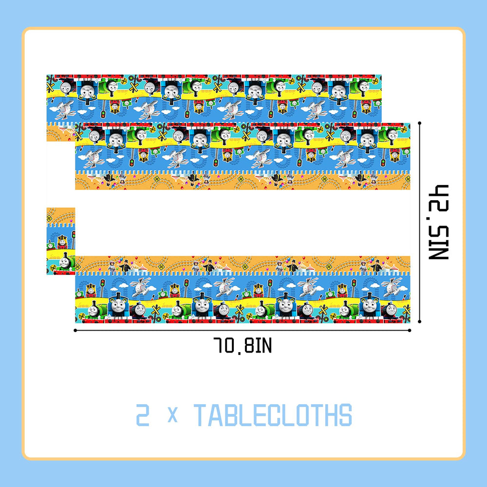 Lenglet Train Friends napkins provide soft absorbency for quick cleanups during celebrations.
