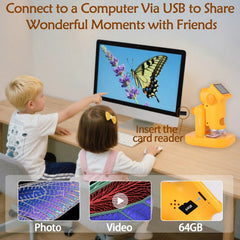 LENGTOUQ 2 inch IPS screen close up highlights clear viewing.