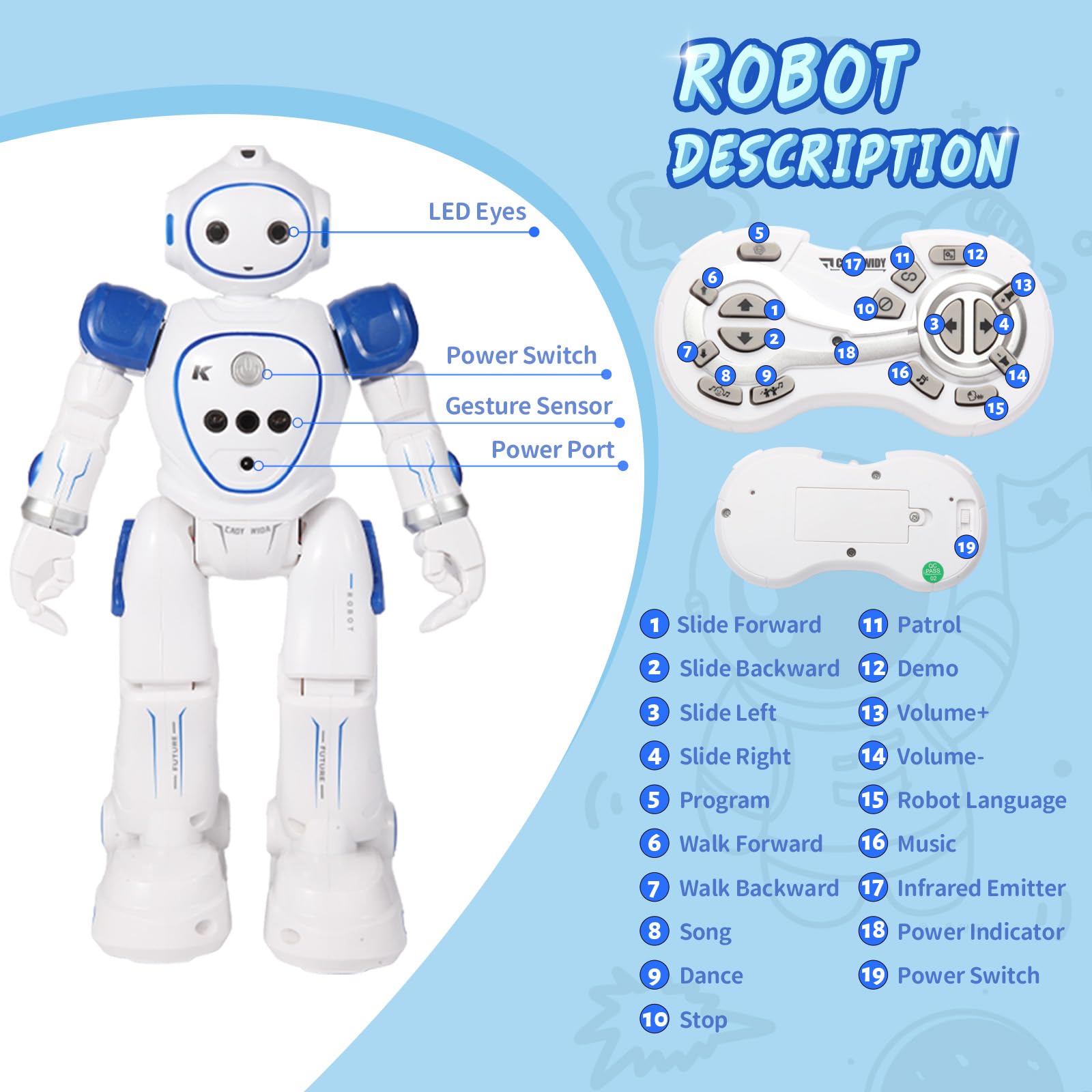 LENGTOUQ robot uses gesture sensing for intuitive hands-free control.