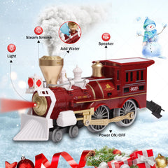 LENGTOUQ steam locomotive with vivid lights and motion