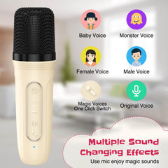 LENRUE karaoke machine portable design with silicone handle
