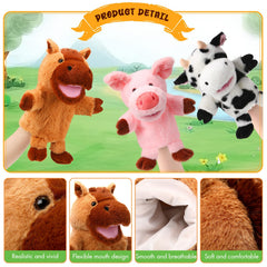 Lenwen horse hand puppet for animated equine tales and classroom storytelling.