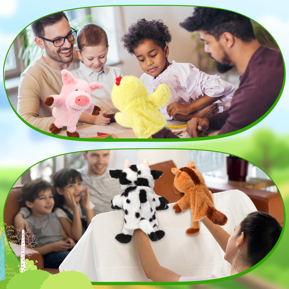 Lenwen pig hand puppet brings farm fun to storytelling and crafts.