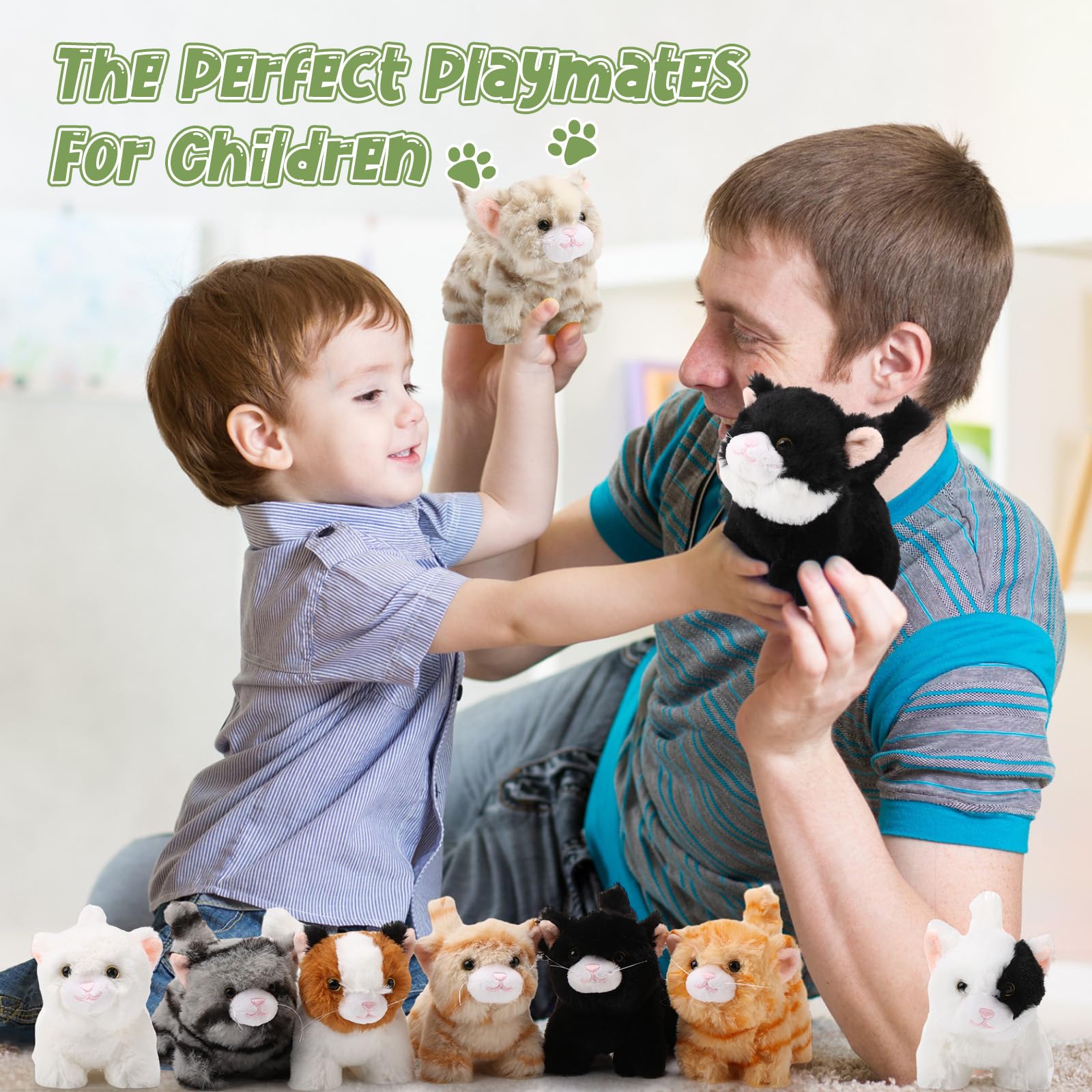 Lenwen cat plush ideal as party favors and gift bag fillers.