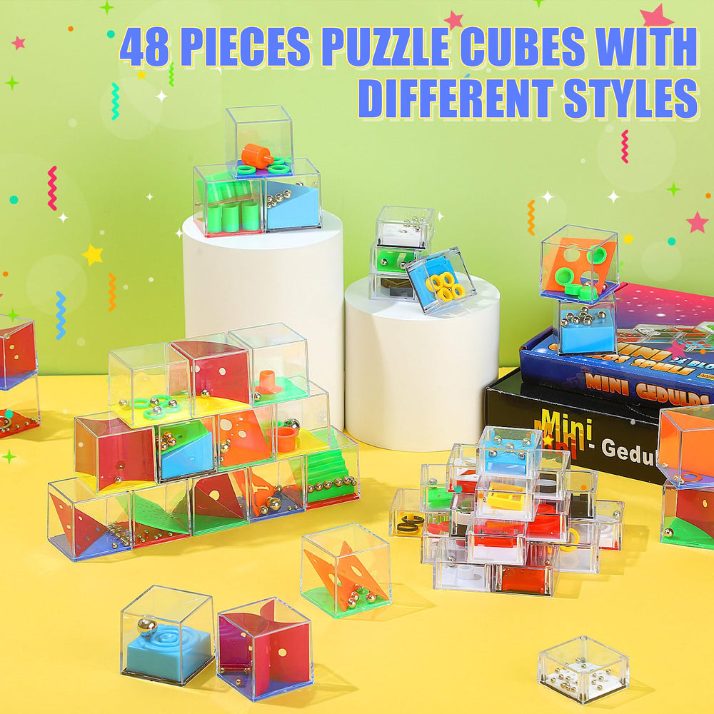 Lenwen puzzle boxes red great for goodie bags and playful breaks.