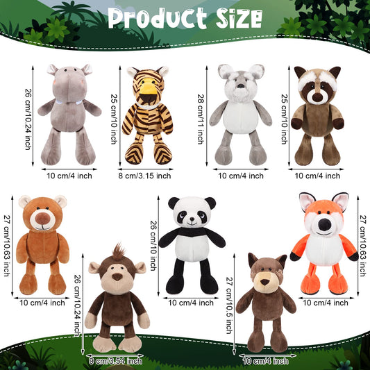 Lenwen tiger plush 10inch: durable, safe playmate ideal for classroom rewards.