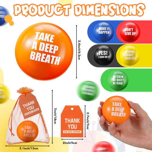 Lenwen stress ball with Make it happen phrase for steady focus.