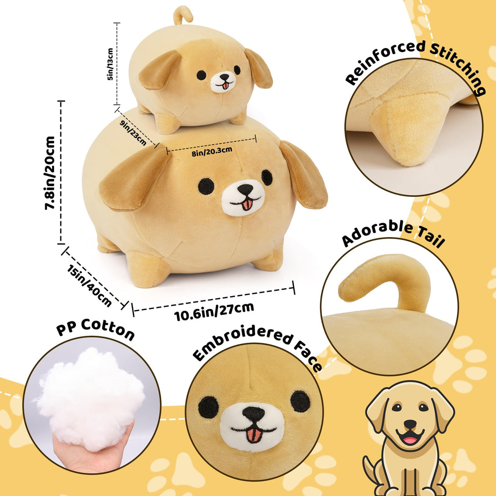 Leokawin dog plush pillow gift packaging, ready for gifting.