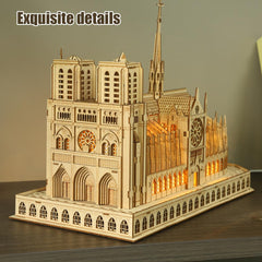 Leopmase Notre Dame LED night show adds warm glow to any room