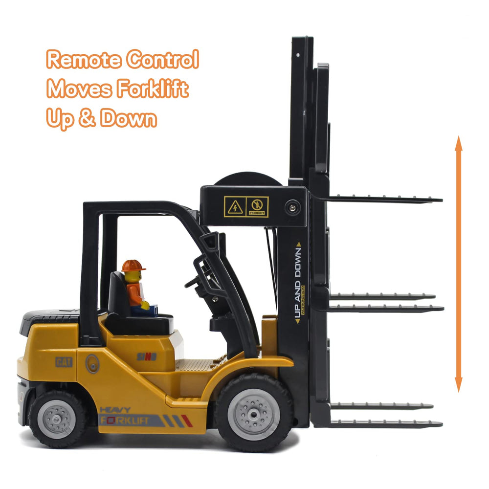 Leopmase rc forklift side profile with realistic design