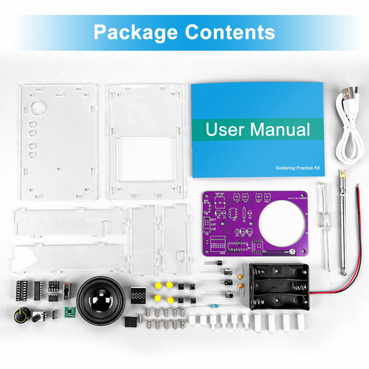 LEPANDA radio 2-inch speaker detail highlighting clear sound for DIY projects.