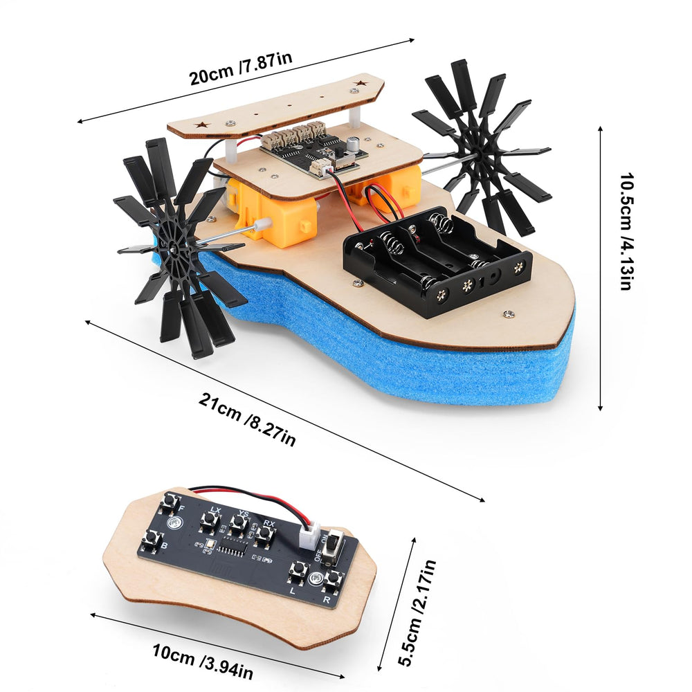 LEPANDA RC Boat ready for pool, tub, or pond adventures