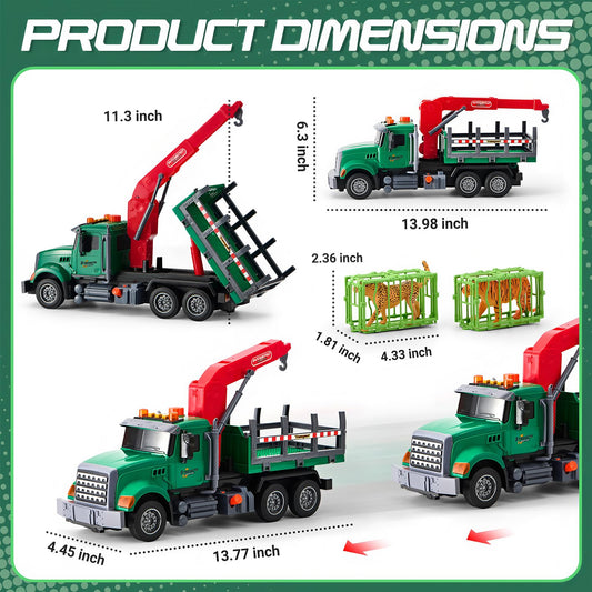 LerBao animal rescue crane in action for imaginative scenes.