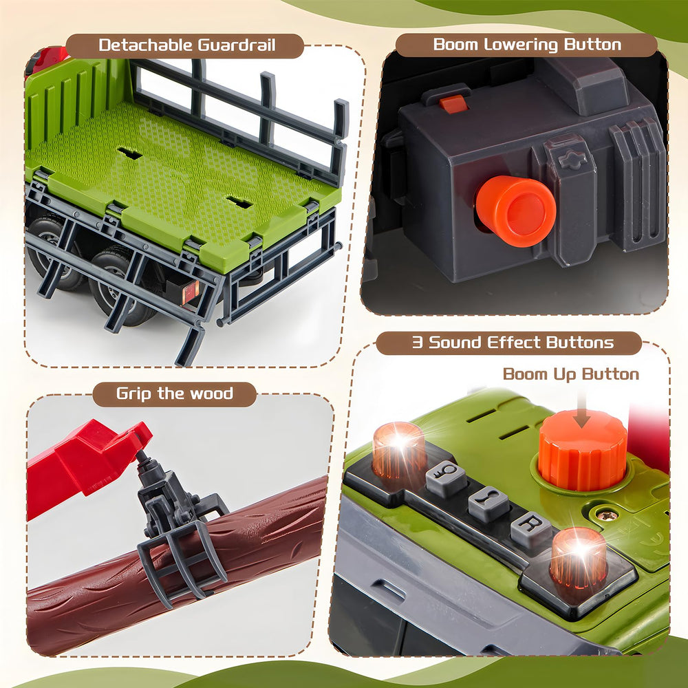 LerBao loading bed with detachable rails for flexible unloading