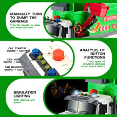 LerBao air-pressure dump system with lifting arm for interactive learning
