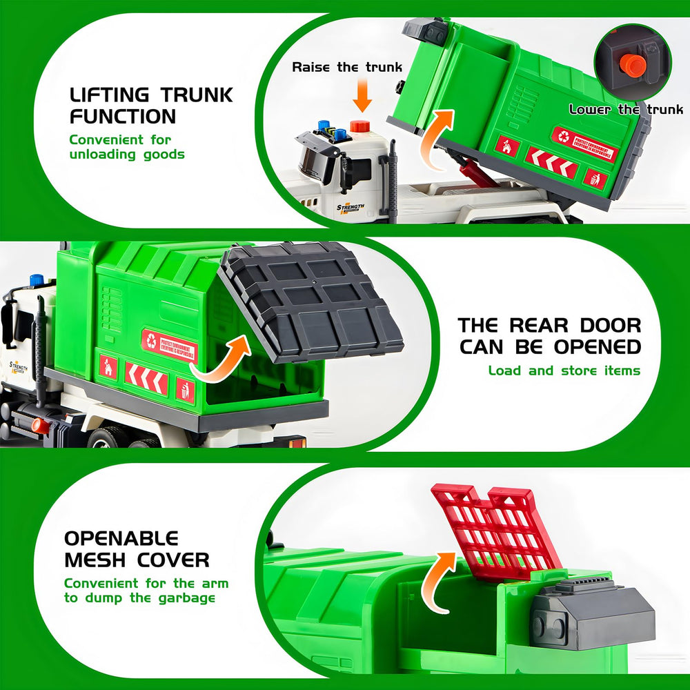 LerBao two included trash bins for authentic collection play