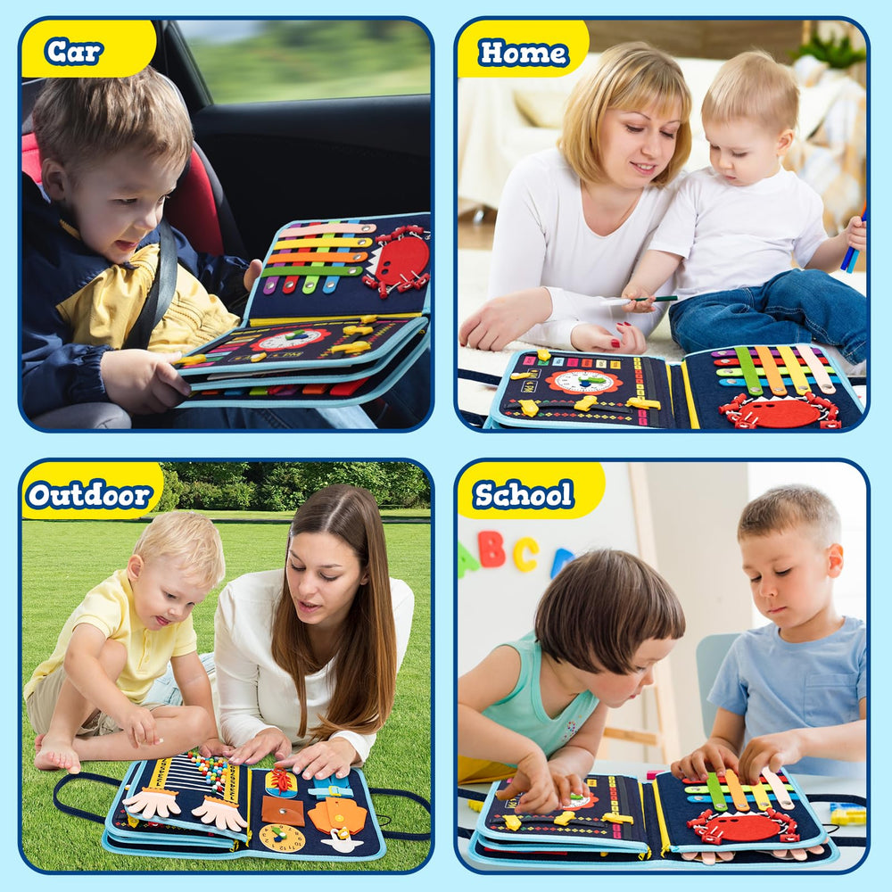 Lercaii gift-ready busy board for birthdays or holidays.
