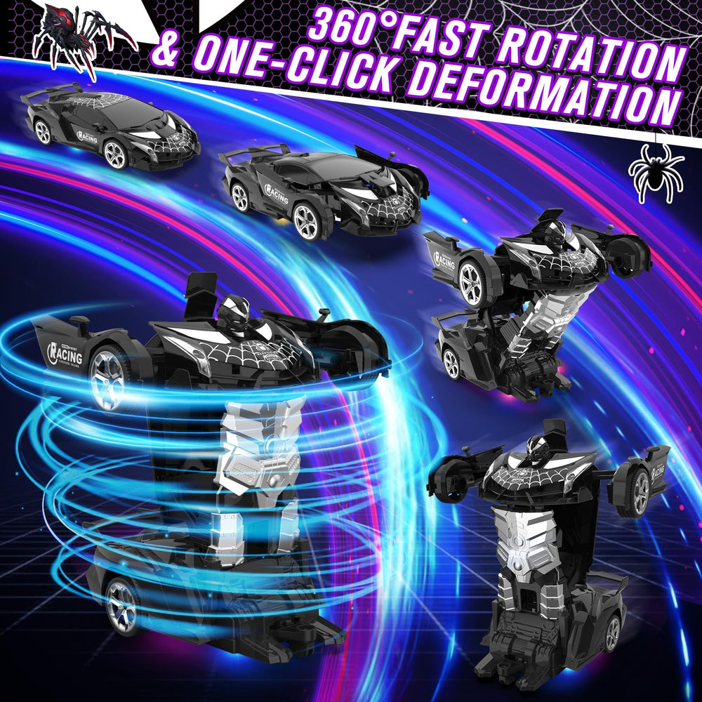 LERJIAUS transform button RC car highlighting easy mode changes for kids