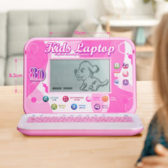 LESHITIAN Kids Laptop screen close-up highlighting clear display for reading practice