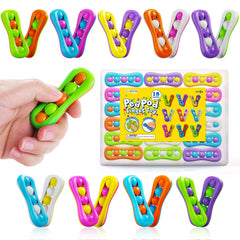 LESONG fidget toy pack with colorful beads for calming tactile relief on the go.