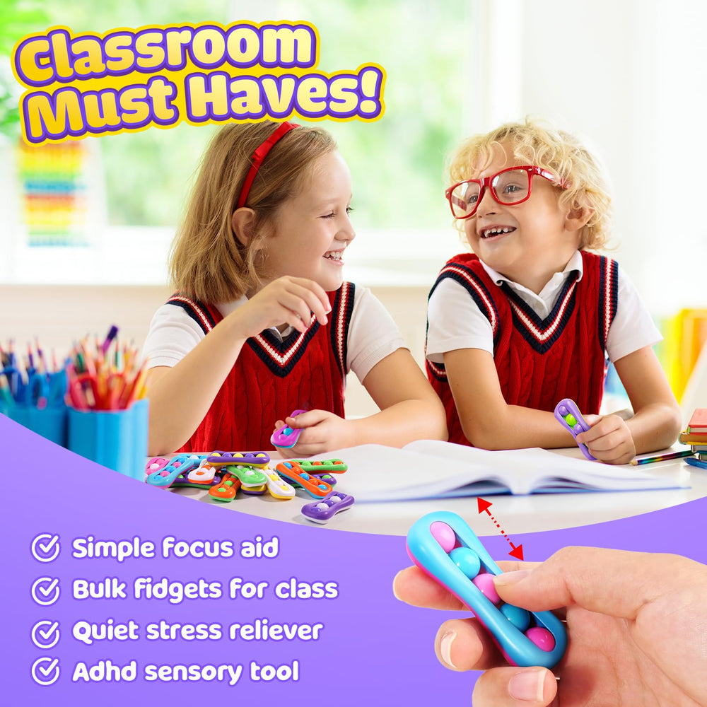 LESONG five-bead linkage fidget offers smooth touch and versatile play.