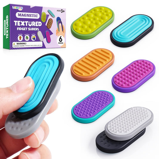 LESONG magnetic fidget sliders on a desk for quiet focus