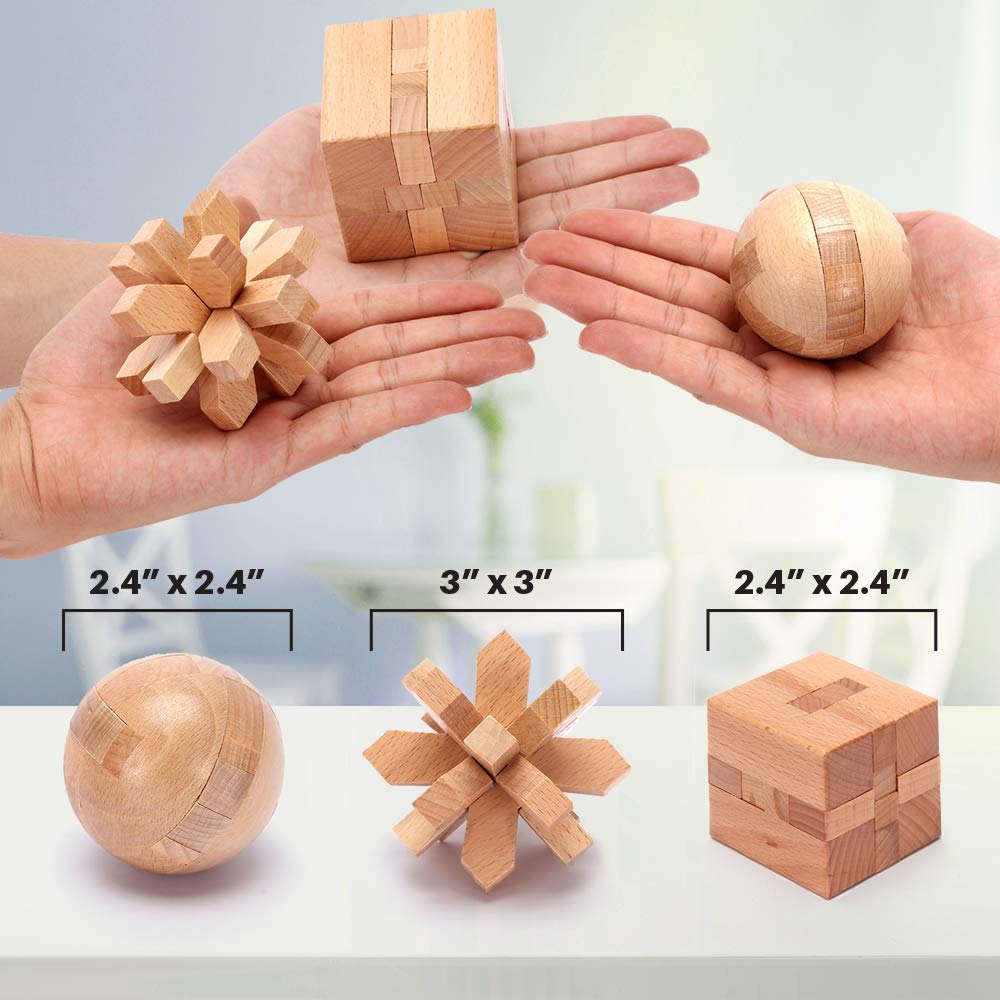 LESONG puzzle storage box with solutions keeps pieces organized