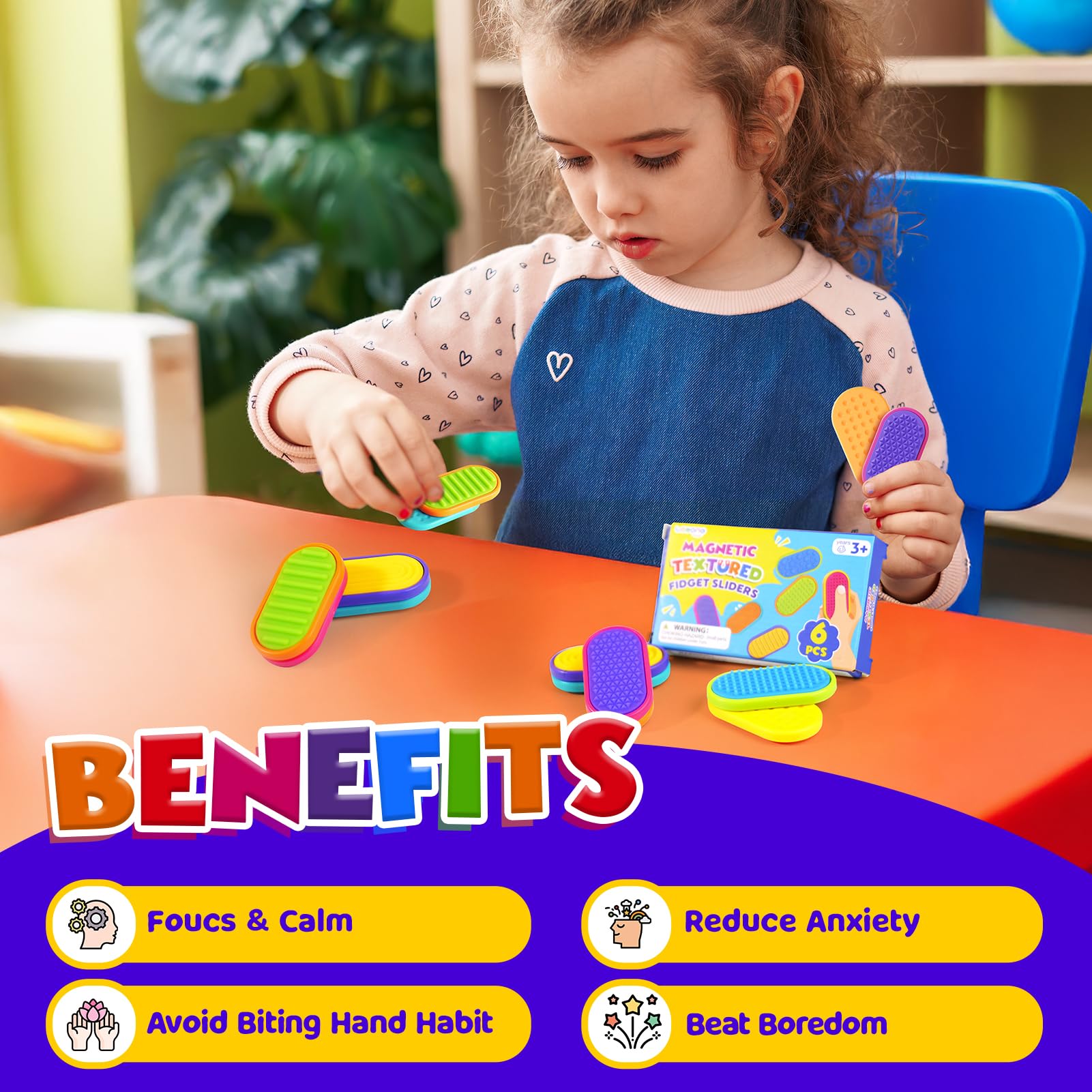 Lesong sensory sliders pocket-size design enables on-the-go stress relief