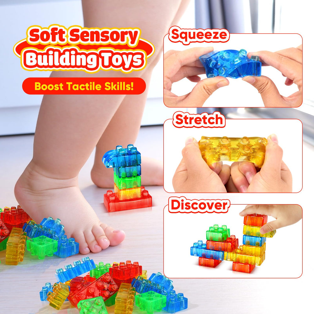 Lesong blocks suit ages 18 months and up for safe, exploratory play.