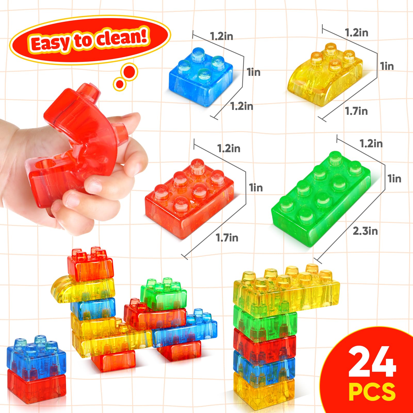 Lesong gift-pack blocks arrive ready for gifting with a helpful build guide.