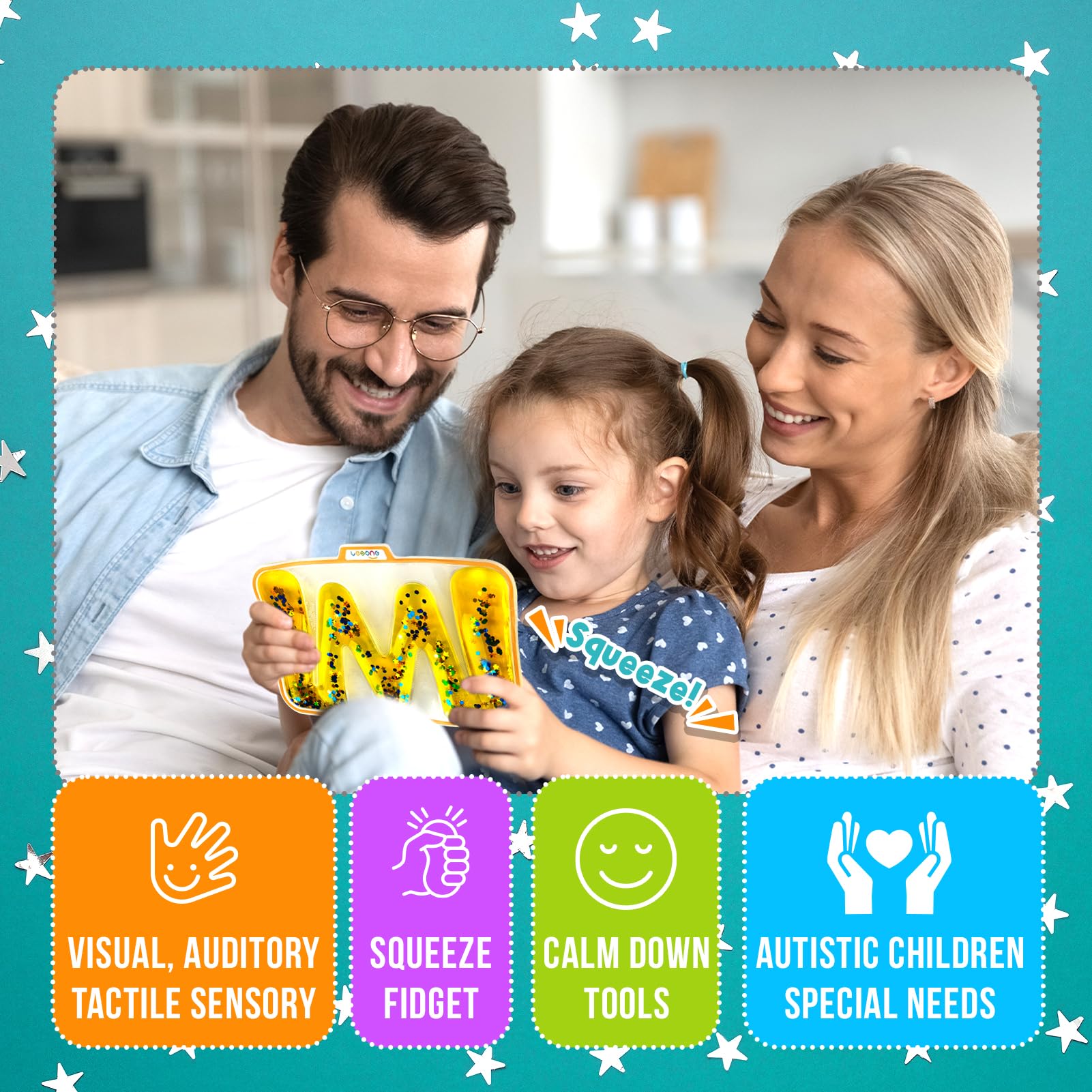 LESONG Sensory Tube balls rush delivers audible feedback for concentration.