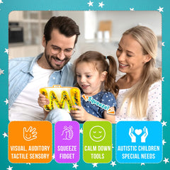 LESONG Sensory Tube balls rush delivers audible feedback for concentration.